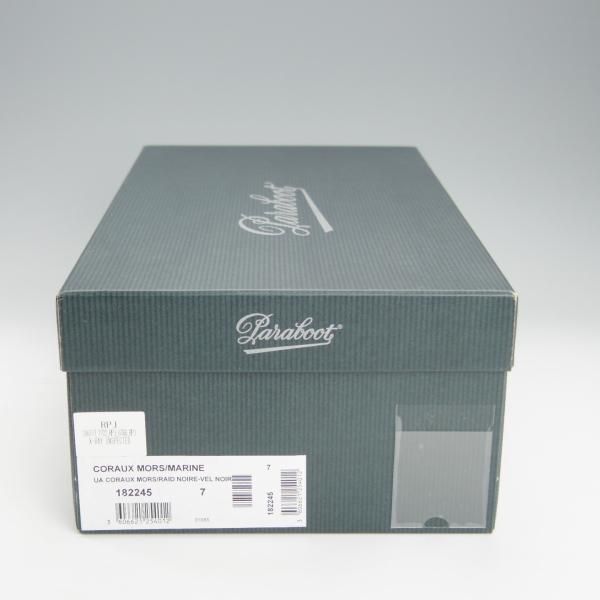 極美品★パラブーツ SIZE 7【★ユナイテッドアローズ別注/CORAUX MORS】ビットローファー/スエード/黒/UNITED ARROWS/Paraboot★i137