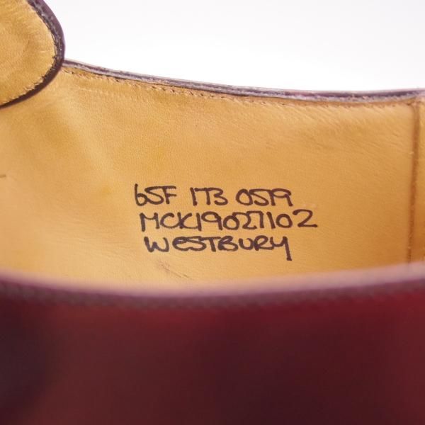 極上★チャーチ 65F/UK6.5【定価￥181,500-★ウェストバリー/WESTBURY/173ラスト】モンクストラップ/赤茶/メンズ/Church's★i139