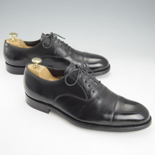 極上★グレンソン 7.5F【定価￥93,500-★G-ONEライン/G1】37706/ストレートチップ/カーフ/黒/メンズ/GRENSON★i140