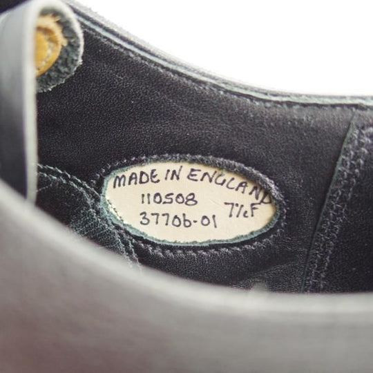 極上★グレンソン 7.5F【定価￥93,500-★G-ONEライン/G1】37706/ストレートチップ/カーフ/黒/メンズ/GRENSON★i140