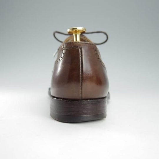 極上★クロケット&ジョーンズ 7E【★DRUMMOND/バーニーズNY別注/348ラスト】オックスフォードシューズ/カーフ/茶/Crockett&Jones★i141