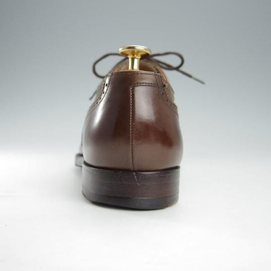 極上★クロケット&ジョーンズ 7E【★DRUMMOND/バーニーズNY別注/348ラスト】オックスフォードシューズ/カーフ/茶/Crockett&Jones★i141