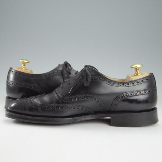 極美品★チャーチ 55F/UK5.5【現行定価￥155,100-★チェットウィンド/CHETWYND】173ラスト/フルブローグ/カーフ/黒/Church's★i142