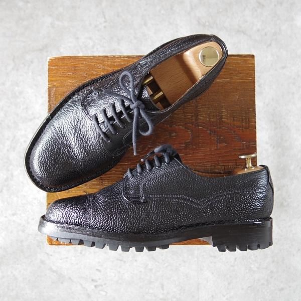 極美品★チーニー 6F【定価￥81,400-★ヴェルトショーン製法/CAIRNGORM 2C/ケンゴン】ストレートチップ/グレインレザー/黒/CHEANEY★i144