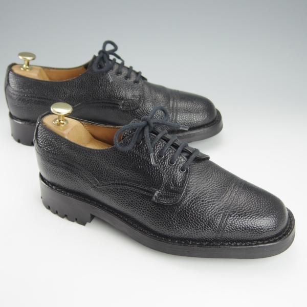 極美品★チーニー 6F【定価￥81,400-★ヴェルトショーン製法/CAIRNGORM 2C/ケンゴン】ストレートチップ/グレインレザー/黒/CHEANEY★i144