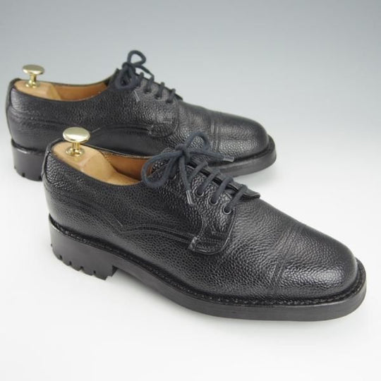 極美品★チーニー 6F【定価￥81,400-★ヴェルトショーン製法/CAIRNGORM 2C/ケンゴン】ストレートチップ/グレインレザー/黒/CHEANEY★i144