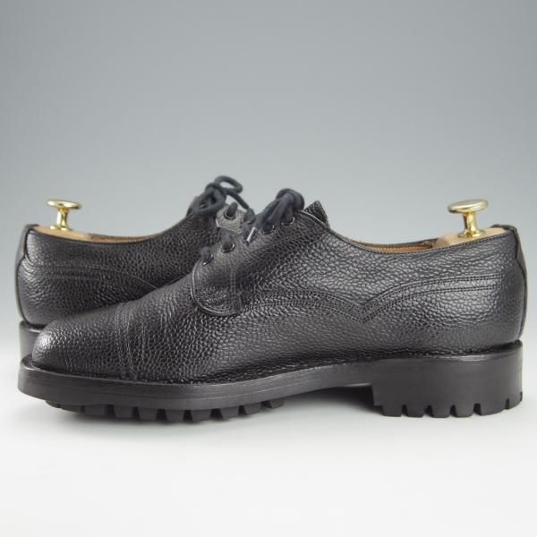 極美品★チーニー 6F【定価￥81,400-★ヴェルトショーン製法/CAIRNGORM 2C/ケンゴン】ストレートチップ/グレインレザー/黒/CHEANEY★i144