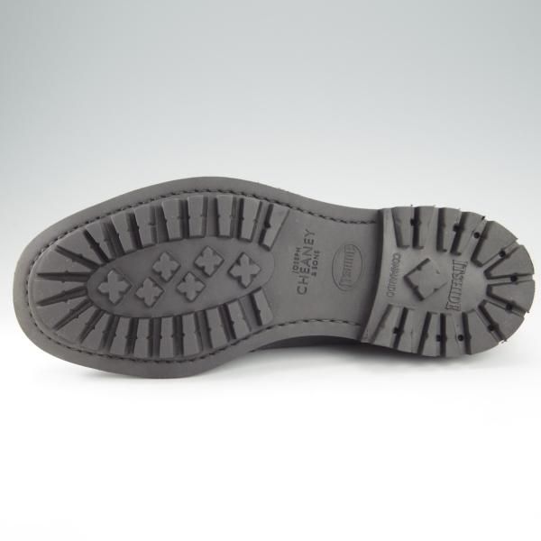 極美品★チーニー 6F【定価￥81,400-★ヴェルトショーン製法/CAIRNGORM 2C/ケンゴン】ストレートチップ/グレインレザー/黒/CHEANEY★i144