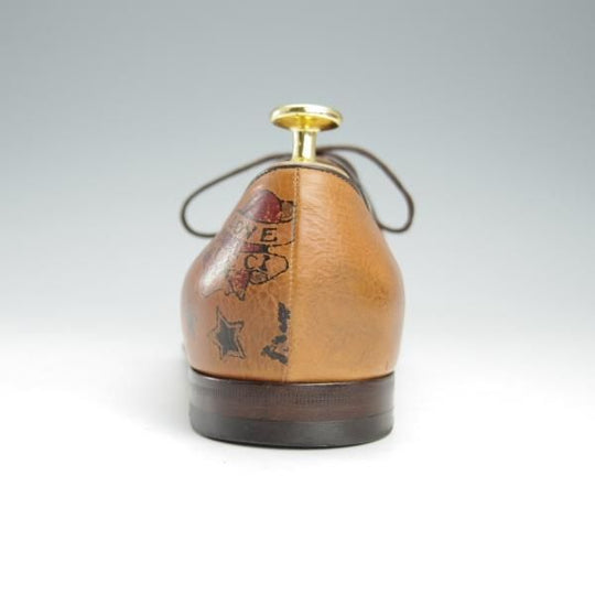 極美品★(伊)GUCCI/グッチ SIZE 39.5【貴重★2009年コレクション/マーメイドペイント】ホールカット/茶/メンズ/靴★i148