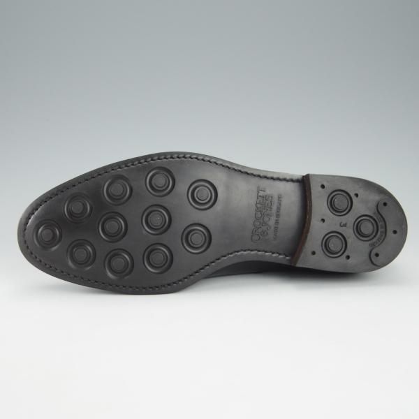 美品★クロケット&ジョーンズ 6E【定価￥82,080-★ダイナイトソール仕様/ストレートチップ】RADSTOCK/カーフ/黒/Crockett&Jones★i149