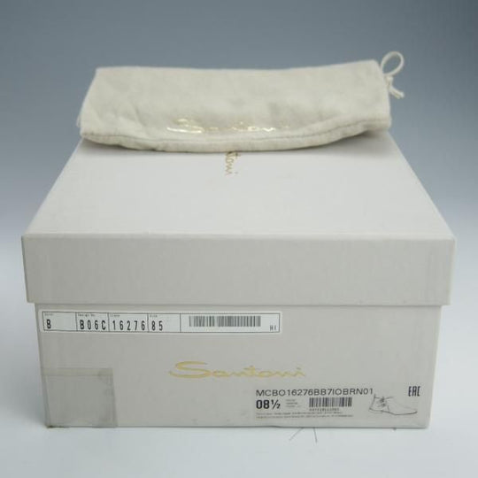 未使用★(伊)サントーニ SIZE 8.5【定価￥159,500-★ダブルモンク/サイドジップブーツ】16276/カーフ/黒/メンズ/Santoni★i151