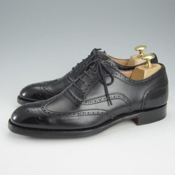 極上★(英)チーニー 5.5F【定価￥75,900-★フルブローグ/ARTHUR 3/125ラスト】アーサー/カーフ/黒/メンズ/CHEANEY★i152