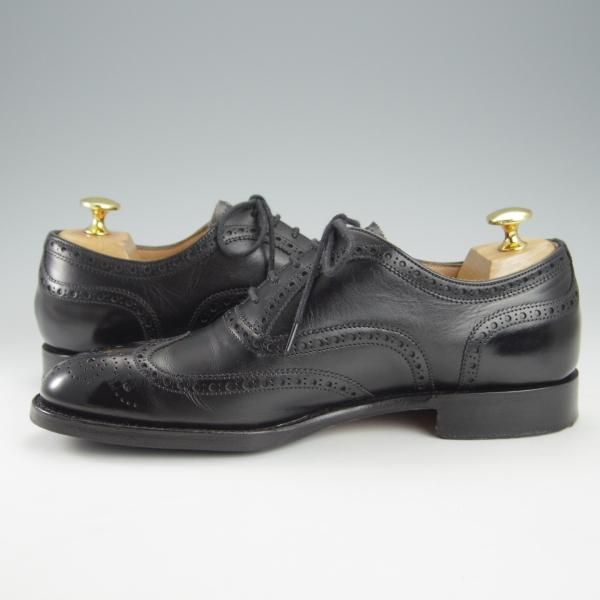 極上★(英)チーニー 5.5F【定価￥75,900-★フルブローグ/ARTHUR 3/125ラスト】アーサー/カーフ/黒/メンズ/CHEANEY★i152