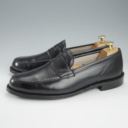 極美品★オールデン 11D【定価￥117,700-★ヴァンラスト/99267】コインローファー/カーフ/黒/バンラスト/メンズ/Alden★i154