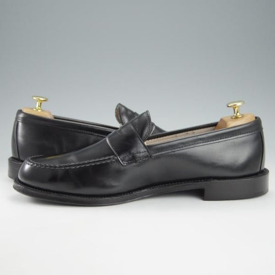 極美品★オールデン 11D【定価￥117,700-★ヴァンラスト/99267】コインローファー/カーフ/黒/バンラスト/メンズ/Alden★i154