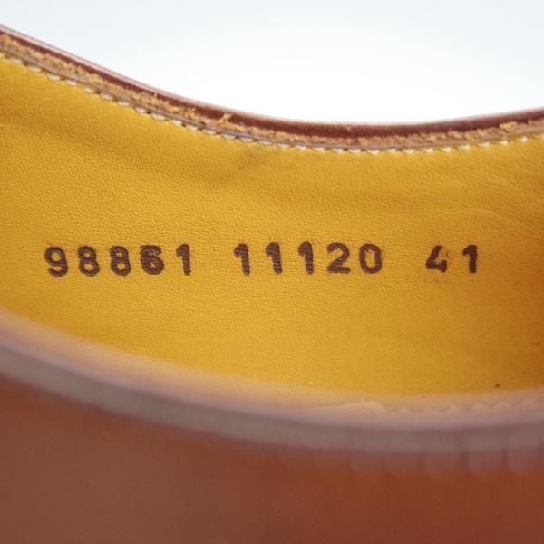 未使用★ジャランスリワヤ SIZE 41【定価￥33,000-★ユナイテッドアローズ別注/ストレートチップ】カーフ/茶/JALAN SRIWIJAWA★i155