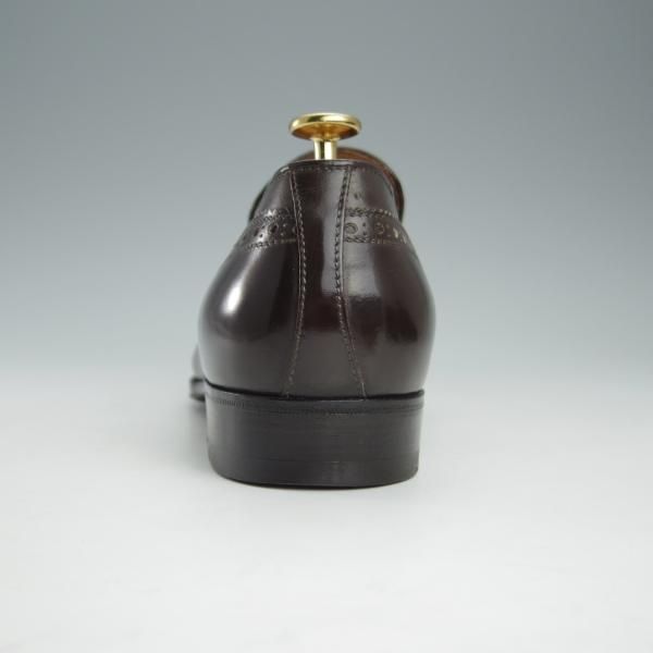 ★(伊)エンツォ・ボナフェ UK7.5〜8のワイズB〜Cの方向け【定価￥115,500-★ハンドソーンウェルテッド製法】タッセルローファー/濃茶★i158