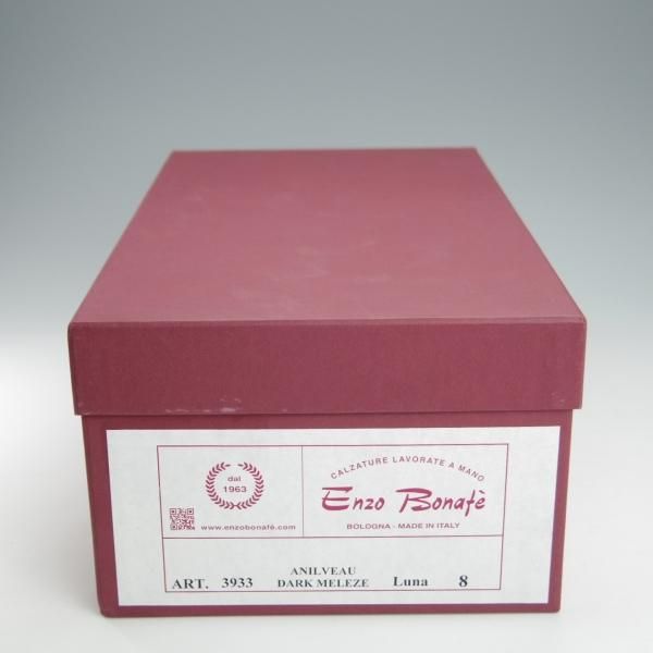 ★(伊)エンツォ・ボナフェ UK7.5〜8のワイズB〜Cの方向け【定価￥115,500-★ハンドソーンウェルテッド製法】タッセルローファー/濃茶★i158