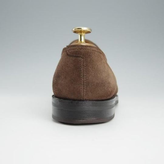 ★ジョンロブ 6.5E【モデル定価￥231,000-★ロペス/LOPEZ】4395ラスト/コインローファー/スエード/濃茶/メンズ/JOHN LOBB★i160