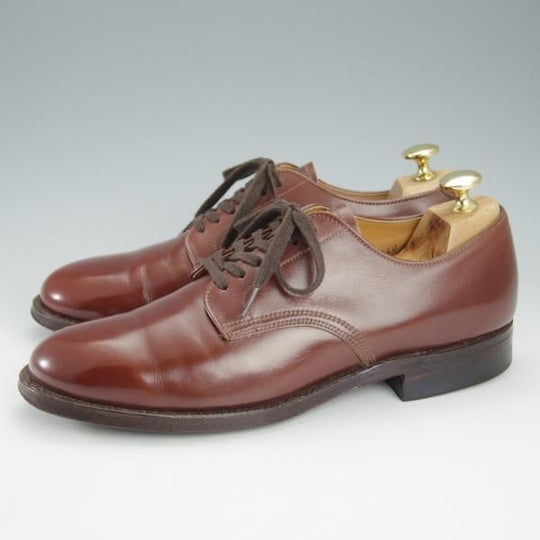 ★オールデン 6.5D【同系モデル定価￥114,400-★ミリタリーラスト/4900】プレーントゥ/カーフ/茶/メンズ/Alden★i162