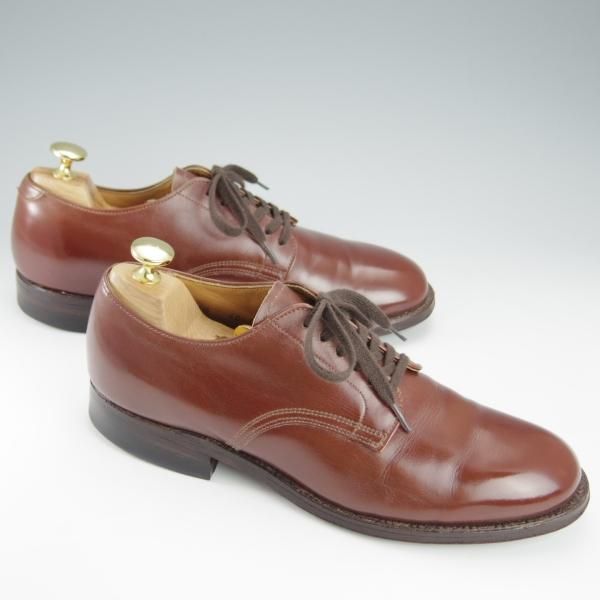 ★オールデン 6.5D【同系モデル定価￥114,400-★ミリタリーラスト/4900】プレーントゥ/カーフ/茶/メンズ/Alden★i162