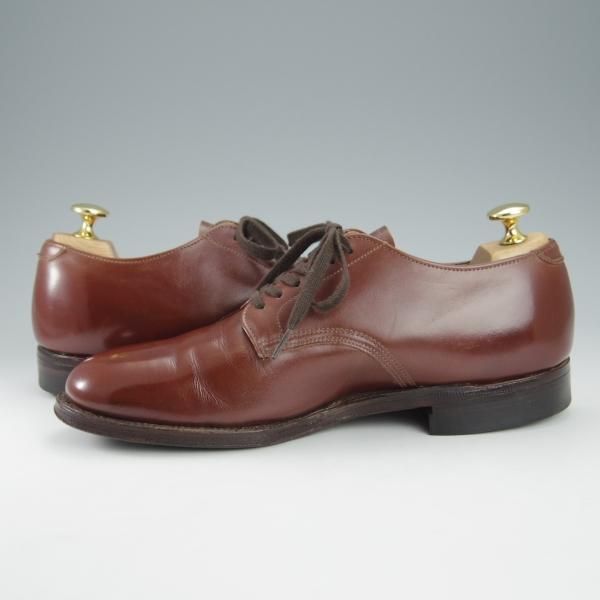 ★オールデン 6.5D【同系モデル定価￥114,400-★ミリタリーラスト/4900】プレーントゥ/カーフ/茶/メンズ/Alden★i162