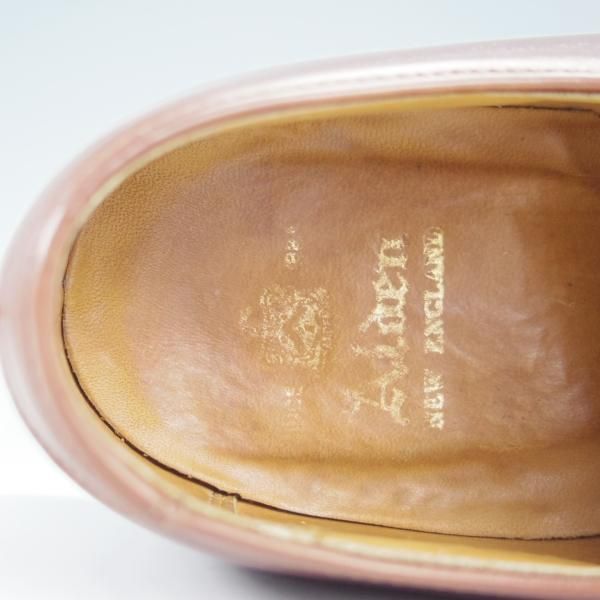 ★オールデン 6.5D【同系モデル定価￥114,400-★ミリタリーラスト/4900】プレーントゥ/カーフ/茶/メンズ/Alden★i162