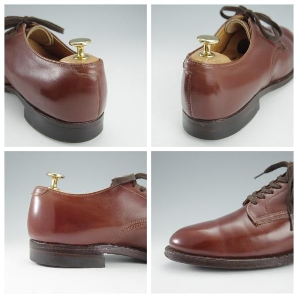 ★オールデン 6.5D【同系モデル定価￥114,400-★ミリタリーラスト/4900】プレーントゥ/カーフ/茶/メンズ/Alden★i162