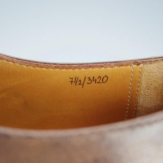 ★(仏)ベルルッティ SIZE 7.5【茶〜濃茶系パティーヌ★ヴェネチアレザー/オックスフォードシューズ】メンズ/Berluti★i164