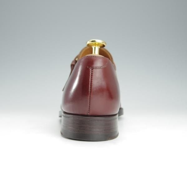 美品★クロケット&ジョーンズ 6E【★(英)ポールセンスコーン別注/Poulsen Skone】248ラスト/モンクストラップ/赤茶/Crockett&Jones★i167