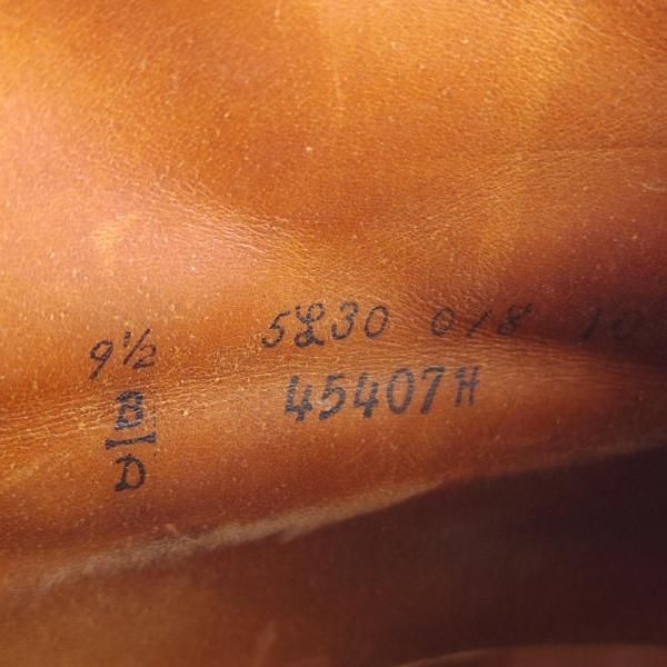 ★オールデン 9.5D【定価￥115,500-★タンカーブーツ/ミリタリーラスト】45407H/クロムエクセルレザー/赤茶/メンズ/Alden★i169