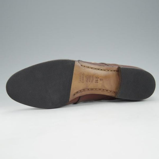 極上★(伊)タニノクリスチー(レディース) SIZE 36.5【定価10万円以上★モンクストラップ/ブーツ】カーフ/茶/TANINO CRISCI★i170