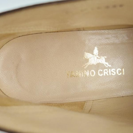極上★(伊)タニノクリスチー(レディース) SIZE 36.5【定価10万円以上★モンクストラップ/ブーツ】カーフ/茶/TANINO CRISCI★i170