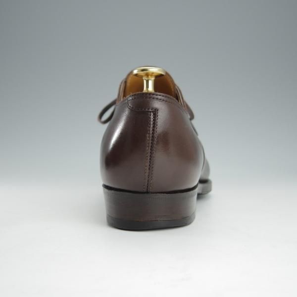 極上★(浅草)RENDO/レンド SIZE 7.5【定価￥49,500-★パンチドキャップトゥ/7702】カーフ/濃茶/メンズ★i171