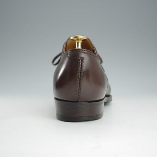 極上★(浅草)RENDO/レンド SIZE 7.5【定価￥49,500-★パンチドキャップトゥ/7702】カーフ/濃茶/メンズ★i171