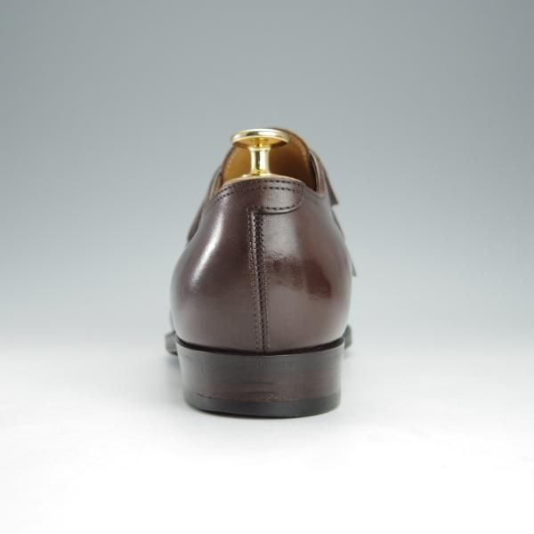 極上★(浅草)RENDO/レンド SIZE 7.5【定価￥49,500-★パンチドキャップトゥ/7702】カーフ/濃茶/メンズ★i171