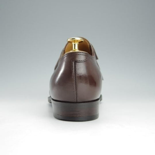 極上★(浅草)RENDO/レンド SIZE 7.5【定価￥49,500-★パンチドキャップトゥ/7702】カーフ/濃茶/メンズ★i171