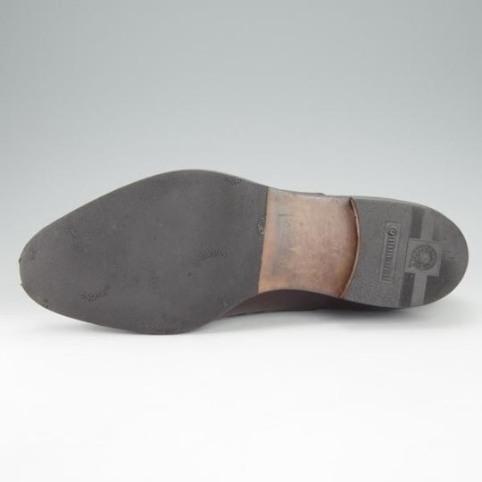 極上★(浅草)RENDO/レンド SIZE 7.5【定価￥49,500-★パンチドキャップトゥ/7702】カーフ/濃茶/メンズ★i171