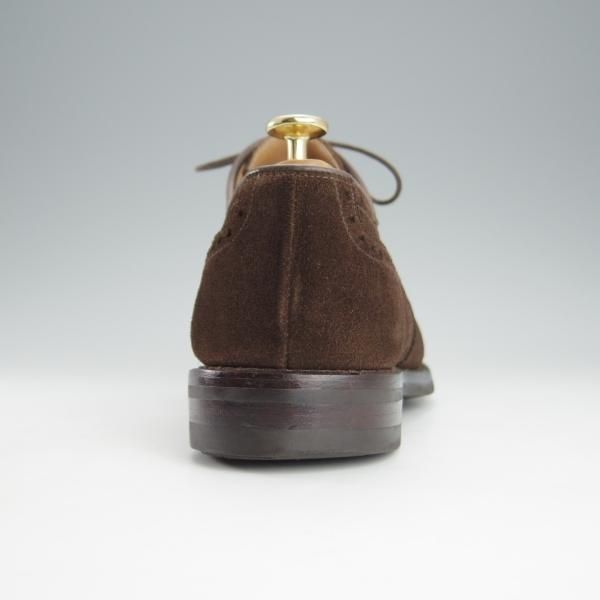 極上★クロケット&ジョーンズ 9.5E【定価￥93,500-★ダイナイトソール仕様/SWANSEA】341ラスト/フルブローグ/濃茶/Crockett&Jones★i172