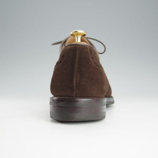 極上★クロケット&ジョーンズ 9.5E【定価￥93,500-★ダイナイトソール仕様/SWANSEA】341ラスト/フルブローグ/濃茶/Crockett&Jones★i172