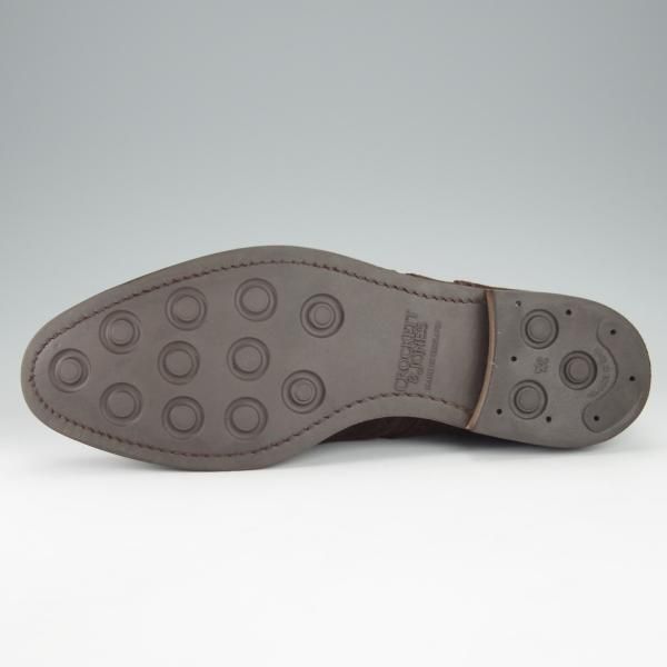 極上★クロケット&ジョーンズ 9.5E【定価￥93,500-★ダイナイトソール仕様/SWANSEA】341ラスト/フルブローグ/濃茶/Crockett&Jones★i172