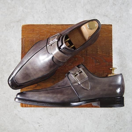 美品★(スペイン製)マグナーニ・セレクション SIZE 40【最上級ライン★ブラックラピド製法/ボロネーゼ】マグナムカーフ/MAGNANNI★i173