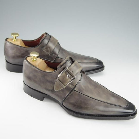 美品★(スペイン製)マグナーニ・セレクション SIZE 40【最上級ライン★ブラックラピド製法/ボロネーゼ】マグナムカーフ/MAGNANNI★i173