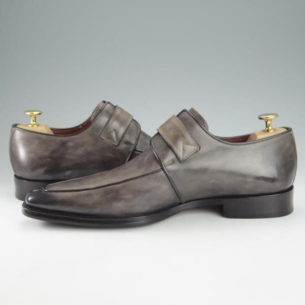 美品★(スペイン製)マグナーニ・セレクション SIZE 40【最上級ライン★ブラックラピド製法/ボロネーゼ】マグナムカーフ/MAGNANNI★i173