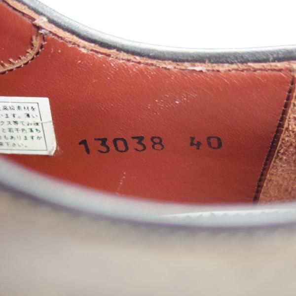 美品★(スペイン製)マグナーニ・セレクション SIZE 40【最上級ライン★ブラックラピド製法/ボロネーゼ】マグナムカーフ/MAGNANNI★i173