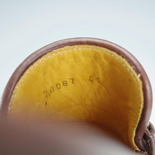 ★(伊)GUCCI/グッチ SIZE 41【★ビットローファー/GGロゴ型押し/28087】スリッポン/カーフ/濃茶/メンズ★i174