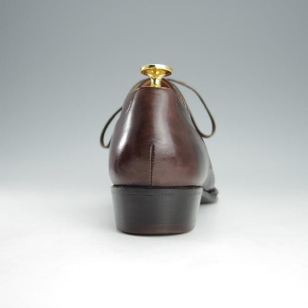 極美品★シェットランドフォックス SIZE 7【定価￥68,200-★ケンジントン2/スキンステッチ/013F】Uチップ/カーフ/濃茶/Shetlandfox★i175