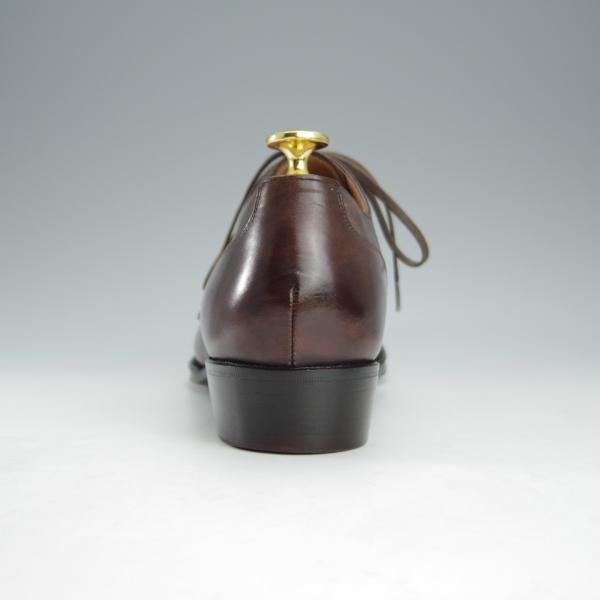 極美品★シェットランドフォックス SIZE 7【定価￥68,200-★ケンジントン2/スキンステッチ/013F】Uチップ/カーフ/濃茶/Shetlandfox★i175