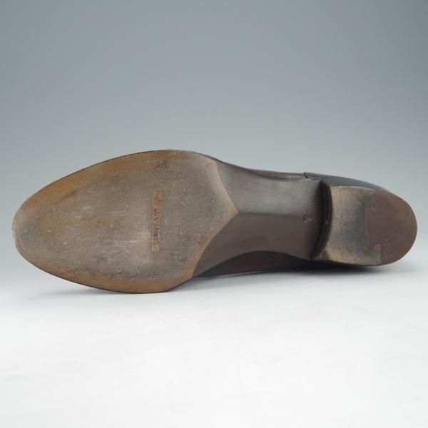 極美品★シェットランドフォックス SIZE 7【定価￥68,200-★ケンジントン2/スキンステッチ/013F】Uチップ/カーフ/濃茶/Shetlandfox★i175