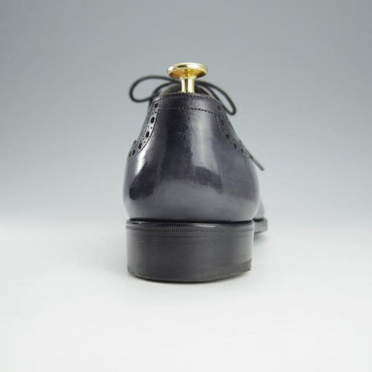 美品★(英)ガジアーノ&ガーリング 9E【パターンオーダー品★ST.JAMES 2/DECO BLACK】TG73ラスト/カーフ/黒/GAZIANO&GIRLING★i176